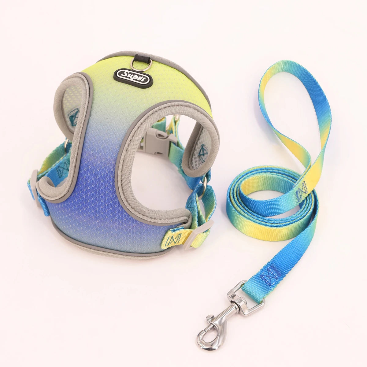 Adjustable Reflective Soft Dog Harness - Breathable Vest Harness for Dogs and Cats