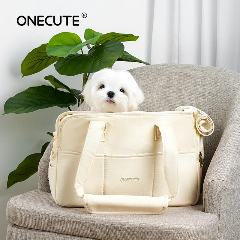 Portable Shoulder Handbag Dog Carrier for Small Pets - Ideal for Chihuahuas and Yorkshires