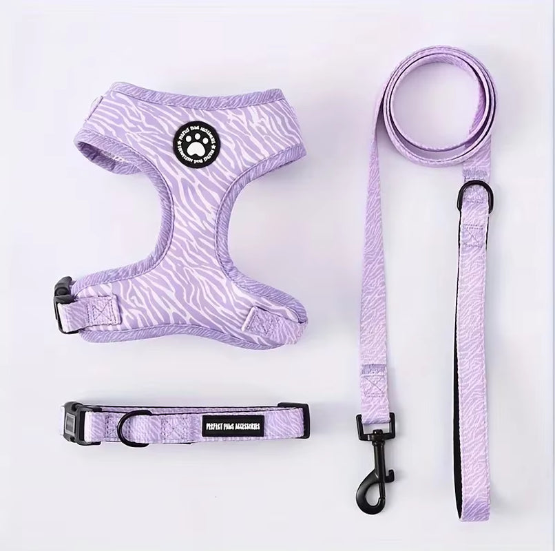 Dog Collar Lead & Harness Set - Top Dogs Fashion