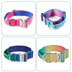 5CM Tactical Training Pet Collar with Gradient Color Anti-Pull Design Extra-Wide & Reinforced for Large Dogs Pet Supplies