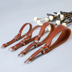Durable Leather Dog Collar for Small Medium Large Dogs