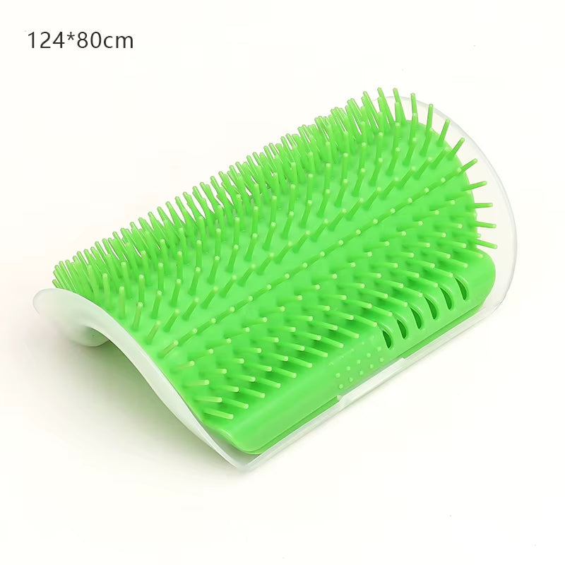 Cat Massage and Grooming Tool - Self-Cleaning Hair Removal Brush for Cats