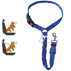 New Solid Two-In-One Pet Car Seat Belt - Adjustable