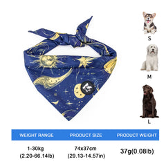 Fashion Floral Dog Bandana – Soft Breathable Pet Saliva Towel for Small, Medium & Large Dogs