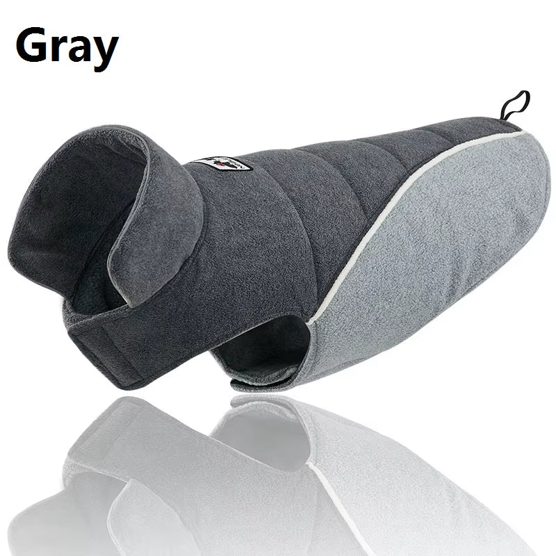 High Quality Dog Clothes Reversible Reflective Dog Coat Winter Dog Pet Jacket Vest Warm Pet Outfit Clothes Big Dogs