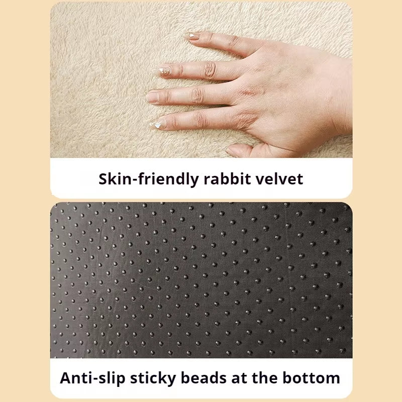 Bed for Cats Plush Dog Mat Beds Non-Slip Winter Warm Small Dog Kennel Sleeping Mat Four Seasons Cat Nest Cushion Pet Supplies