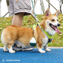 Hupu Portable Dog Water Dispenser in Water Drop Shape, the Water Drop Shape Is Tiny and Easy to Carry, Available in Various Colors - Lightweight Plastic Container, Suitable for Travel and Outdoor Activities, a Must-Have for Traveling Pets | Modern Dog Accessories | Durable Plastic, Pet Christmas Gift