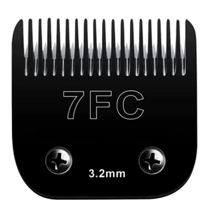 Professional Detachable Pet Hair Trimmer Blade Compatible with Wahl KM, Andis, and Oster A5 Clippers for Grooming
