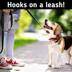 Portable Dog Pooper Scooper Convenience for Small and Large Dogs with Bag Attachment