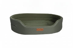Willow Forest green durable large pet bed with orthopedic PP cotton filling