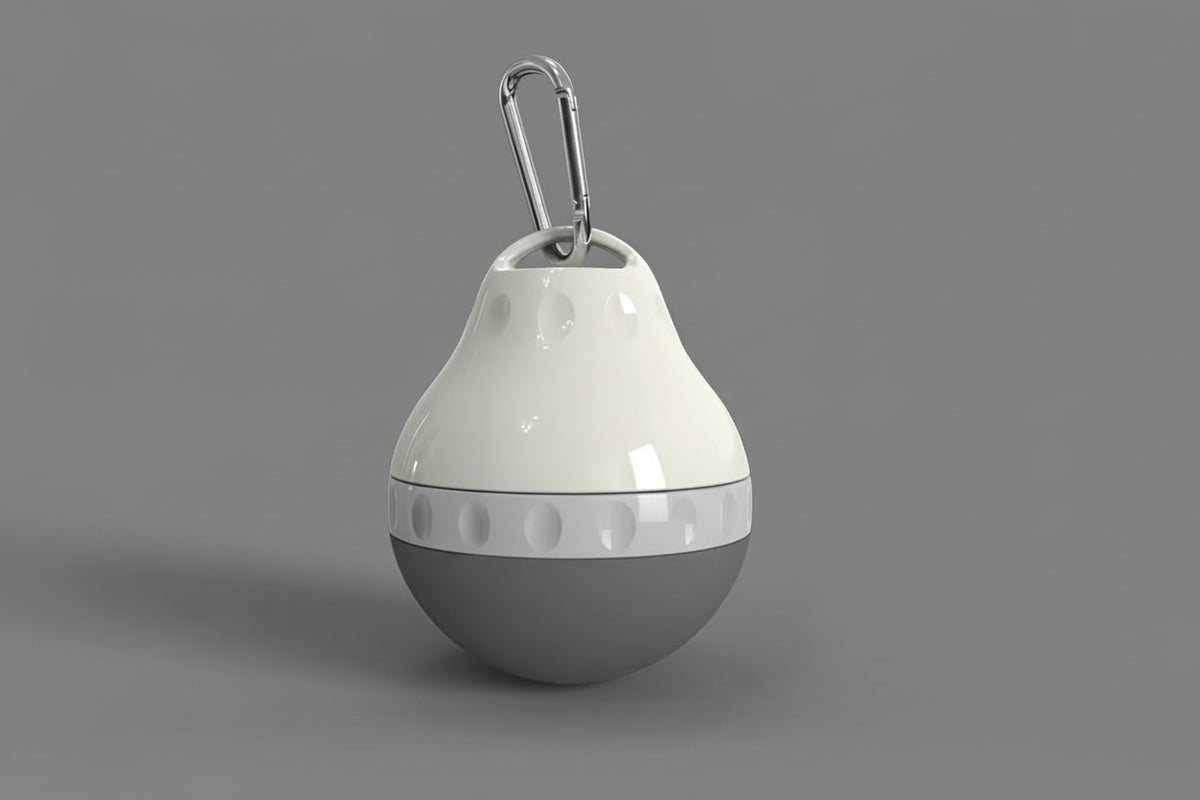 Urban Slate grey compact 200ml pet water dispenser for quick walks