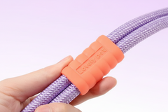 Close up of the silicone shock absorbing ring on Pawzation dog leash