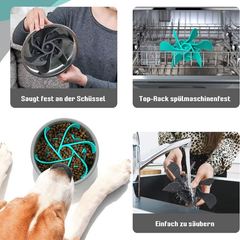 Trimming instructions for the Pawzation universal fit slow feeder insert