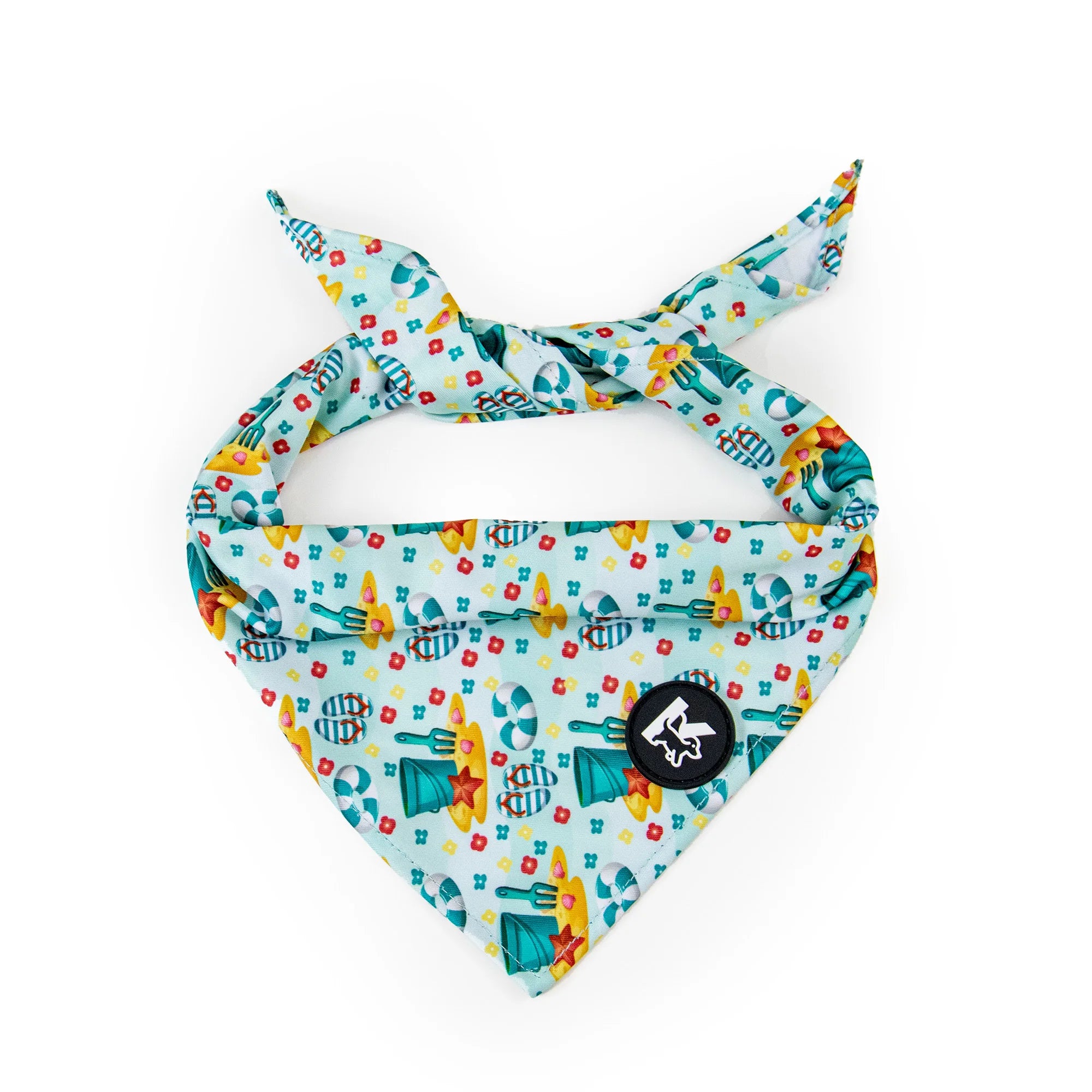 Pawzation White Spring Blossom Floral Dog Bandana Soft Cotton Bib