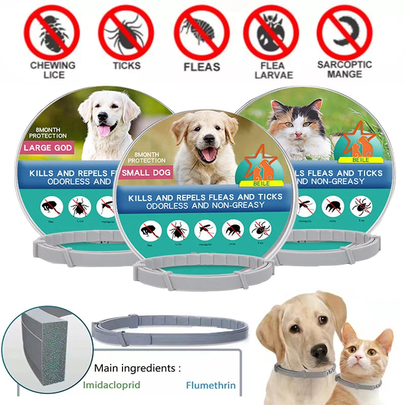 Pawzation Pet Flea Collar - Safe All-Natural Ingredients Diagram