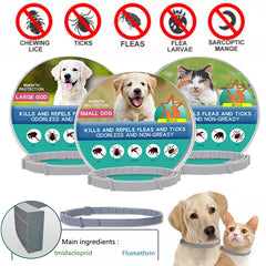 Pawzation Pet Flea Collar - Safe All-Natural Ingredients Diagram