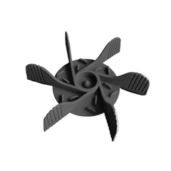 Pawzation Spiral Silicone Slow Feeder Insert in Storm Grey