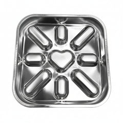 Pawzation Stainless Steel Slow Feeder with Classic Pillar Design