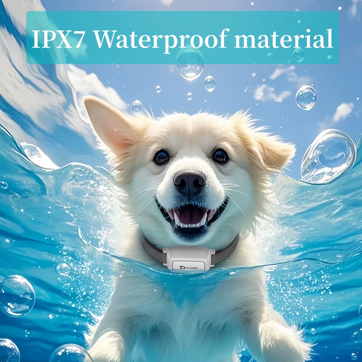 Fully Waterproof Dog Training Receiver Safe for Swimming and Heavy Rain