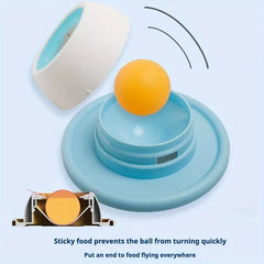 Interactive rotating windmill-style lick toy for dog and cat
