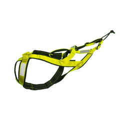 Professional dog weight pulling harness in Laser Flare Yellow for large breeds – Pawzation Australia